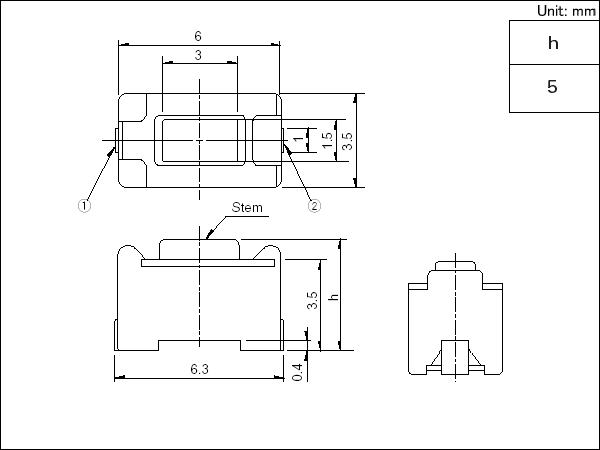 ALPS轻触开关SKQMBBE010